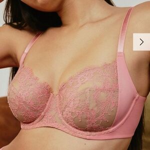 SET OF 2 Skarlett Blue Entice Lace Side Support Balconette Bra - 36G